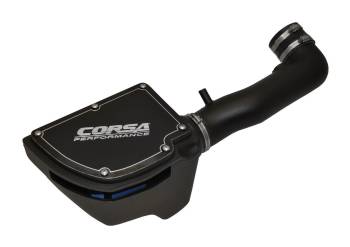 Corsa Performance - Corsa PowerCore Closed Box Air Induction System - Maintenance Free Filter - Black/Blue Filter - 3.6 L - Jeep Wrangler JK 2012-18