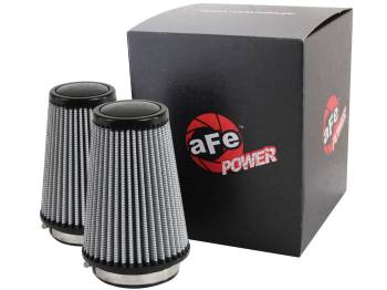 aFe Power - aFe Power Magnum FLOW Pro Dry S Air Filter Element - Conical - 5" Base Diameter - 2" Top Diameter - 7" Tall - 3-1/2" Flange - Synthetic - Black - Universal