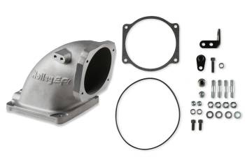 Holley EFI - Holley EFI Throttle Body Adapter - Elbow - GM LS-Series to Dominator Mounting Flange