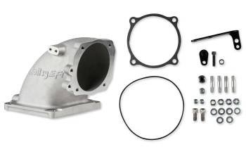 Holley EFI - Holley EFI Throttle Body Adapter - Elbow - Ford 105 mm Throttle Body to Dominator Mounting Flange