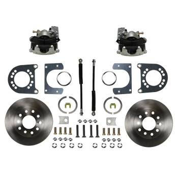 Leed Brakes - Leed Disc Conversion Brake System - Rear - 1 Piston Caliper - 11" Solid Rotors - Iron - Ford 9"