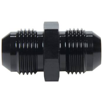 Allstar Performance - Allstar Performance Straight Adapter - 4 AN Male to 4 AN Male - Aluminum - Black Anodize