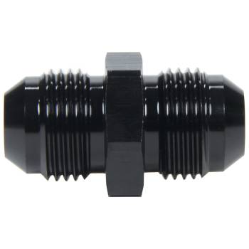 Allstar Performance - Allstar Performance Straight Adapter - 8 AN Male to 8 AN Male - Aluminum - Black Anodize