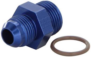 Fragola Performance Systems - Fragola Straight Adapter - 16 AN Male to 1-5/16-12 in Male Radius Port - O-Ring - Blue Anodize