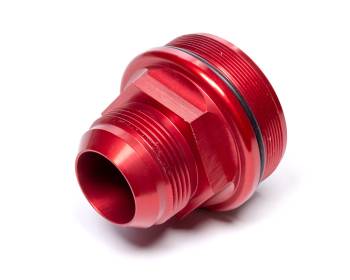 Peterson Fluid Systems - Peterson Fuel Filter End Cap - Outlet - 20 AN Male - Red Anodize - Peterson 400 Series Fuel Filters