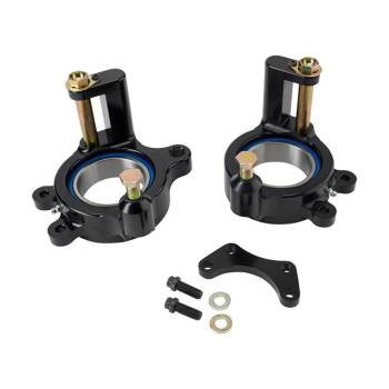 Winters Performance Products - Winters Birdcage - Right Side - 28 mm ID Bearing - Angular Contact Bearing - Steel Hardware - Forged Aluminum - Black Anodize - Sprint Car (Pair)