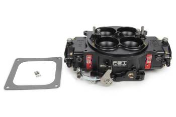 FST Carburetors - FST Billet Excess Carburetor - 1150 CFM - Square Bore - Mechanical Secondary - Dual Inlet - Black Anodize