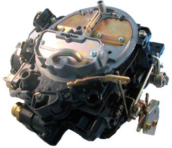 Jet Performance Products - Jet Performance Marine Carburetor - Quadrajet - 4-Barrel - 750 CFM - Spread Bore - Electric Choke - Air Valve Secondary - Single Inlet - Black