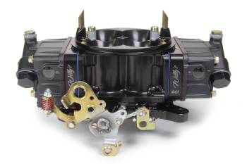 Willy's Carburetors - Willy's Equalizer Carburetor - 4-Barrel - 750 CFM - Square Bore - No Choke - Mechanical Secondary - Dual Inlet - Black Powder Coat - Gas