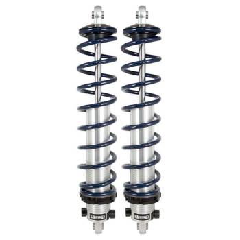 Strange Engineering - Strange Double Adjustable Coil-Over Shock Kit - Twintube - 10.00" Compressed/13.84" Extended - Threaded Aluminum - Clear Anodize - Front/Rear (Pair)