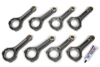 Oliver Racing Products - Oliver Big Block Connecting Rod - I Beam - 6.535" Long - Bushed - 7/16" Cap Screws - Forged Steel - Big Block Chevy (Set of 8)