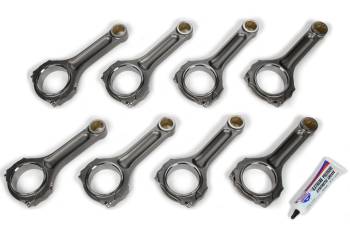 Oliver Racing Products - Oliver Big Block-Max I-Beam Connecting Rod - 6.385" Long - Bushed - 7/16" Cap Screws - Forged Steel - Big Block Chevy (Set of 8)