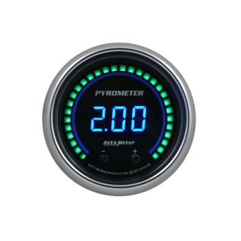 Auto Meter - Auto Meter Cobalt Elite EGT Gauge - Digital - Electric - 0-2000° F - 2-1/16" - Black Face