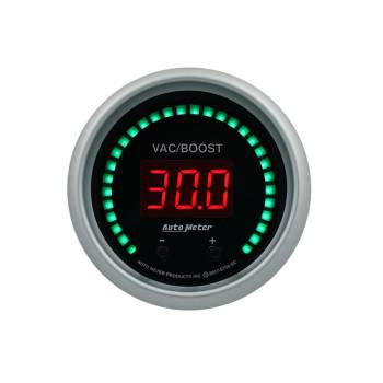 Auto Meter - Auto Meter Sport-Comp Elite Boost/Vacuum Gauge - Digital - Electric - 0-1600 PSI/0-110 Bar - 2-1/16" - Black Face