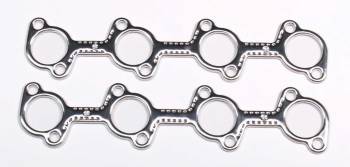 Taylor Cable Products - Taylor Seal-4-Good Exhaust Manifold/Header Gasket - 1.625" Round Port - Multi-layered Aluminum - Ford Modular (Pair)