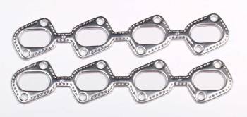 Taylor Cable Products - Taylor Seal-4-Good Exhaust Manifold/Header Gasket - 2.125 x 1.125" Oval Port - Multi-layered Aluminum - Ford Modular (Pair)