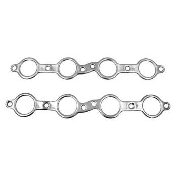 Taylor Cable Products - Taylor Exhaust Manifold/Header Gasket - 1.900" Round Port - Multi-Layered Aluminum - GM LS-Series (Pair)
