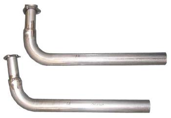 Pypes Performance Exhaust - Pypes Down Pipe - 2.5" Diameter - Stainless - Small Block Chevy - Chevy Corvette 1967-81