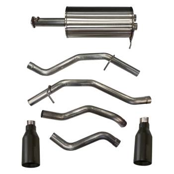Corsa Performance - Corsa Sport Exhaust System - Cat-Back - 3" Diameter - Dual Rear Exit - 5" Polished Tips - Stainless - Natural - Crew/Quad Cab - 5.7 L