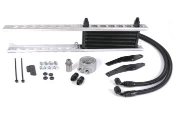 Derale Performance - Derale Direct-Fit Fluid Cooler - 27-7/8 x 7-1/8 x 2-3/8" - Plate Type - 8 AN Inlet - 8 AN Outlet - Oil - Ford Mustang 2011-14
