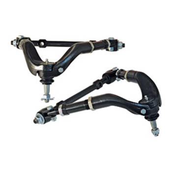 SPC Performance - SPC Performance Upper Control Arm - Adjustable - Screw-In Ball Joint - Steel - Black Paint - GM F-Body 1967-69 (Pair)