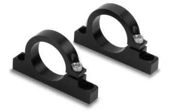 Holley Performance Products - Holley Fuel Filter Bracket - Clamp-On - 1-1/2" OD Tubes - Aluminum - Black Anodize