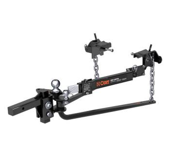 Curt Manufacturing - Curt Weight Distribution System - 10000 lb. - 2-5/16" Trailer Ball - 31-3/16" Long Bars - Bars/Brackets/Chains/Hardware/Hitch Ball - 2" Receiver