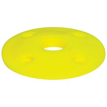 Allstar Performance - Allstar Performance Scuff Plate - 2" OD - 1/2" ID - Plastic - Neon Yellow (Set of 4)