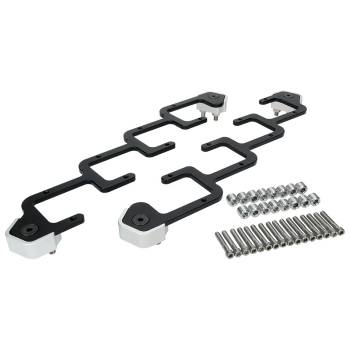 Allstar Performance - Allstar Performance Ignition Coil Bracket - Coil Pack Style - Aluminum - Black Anodize - Remote Mount - D580 - GM LS-Series (Pair)