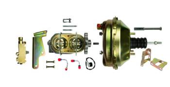 Right Stuff Detailing - Right Stuff Detailing Brake Booster and Master Cylinder Kit - 9" Booster - Disc/Drum
