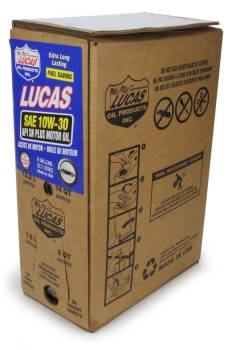 Lucas Oil Products - Lucas Fuel Saving Motor Oil - 10W30 - Bag In Box - Conventional - 6 Gallon