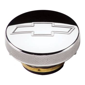 Billet Specialties - Billet Specialties Radiator Cap - 7 lb. - Round - Knurled Grip - Bowtie Engrave - Billet Aluminum - Polished