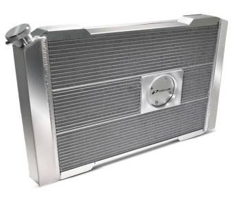 Proform Parts - Proform Slim-Fit Direct Fit Series Aluminum Radiator - 31-51/64" W x 18-1/2" H x 4" D - Single Pass - Left Side Inlet - Right Side Outlet - Natural - Automatic Transmission - GM F-Body 1970-81