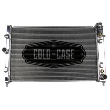 Cold-Case Radiators - Cold-Case Aluminum Radiator - 31" W x 21" H x 3" D - Driver Side Inlet - Passenger Side Outlet - Polished - GM LS-Series - Pontiac GTO 2005-06