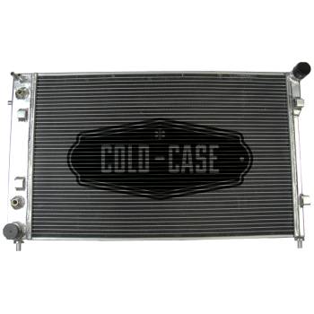 Cold-Case Radiators - Cold-Case Aluminum Radiator - 31" W x 18" H x 3" D - Passenger Side Inlet - Driver Side Outlet - Polished - GM LS-Series - Pontiac GTO 2004
