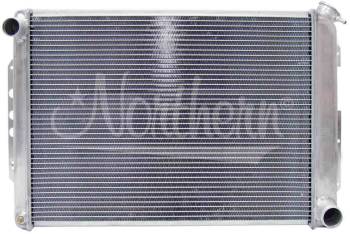 Northern Radiator - Northern Aluminum Radiator - 27-3/4" W x 18-5/8" H - Driver Side Inlet - Passenger Side Outlet - Natural - Manual - Big Block Chevy - GM F-Body 1967-69