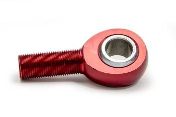 QA1 - QA1  Steering Shaft Support - AM Series - Spherical Rod End - 3/4-16" Right Hand Male Thread - Aluminum - Red Anodize - 3/4" Steering Shaft