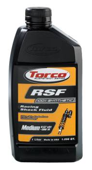 Torco - Torco RSF Racing Shock Fluid Shock Oil - Medium - Synthetic - 1 Qt. (Set of 12)