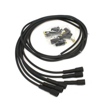 PerTronix Performance Products - PerTronix Flame-Thrower Spark Plug Wire Set - 7 mm - Black - Straight Plug Boots - Socket Style - Universal 6 Cylinder