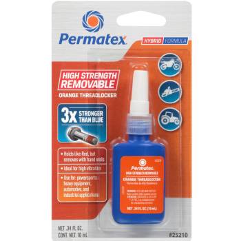 Permatex - Permatex Thread Locker - Orange - High Strength - 10 ml Bottle