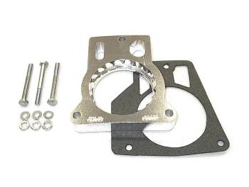 Taylor Cable Products - Taylor Throttle Body Adapter - 3/4" Thick - Gasket/Hardware - Aluminum - Polished - GM LS-Series