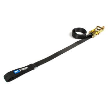Mac's Custom Tie-Downs - Mac's Awning/Canopy Cinch Strap Tie Down Strap - Quick Release Ratchet - 2" Wide x 12" Long - Polyester - Black