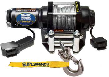 Superwinch - Superwinch LT3000 Winch - 3000 lb. Capacity - Roller Fairlead - 12 Ft. Remote - 3/16" x 50 Ft. Steel Rope - 12V