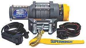 Superwinch - Superwinch Terra Winch - 2500 lb. Capacity - Roller Fairlead - 10 Ft. Remote - 3/16" x 50 Ft. Steel Rope - 12V