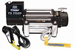 Superwinch - Superwinch Tiger Shark 11500 Winch - 11500 lb. Capacity - Roller Fairlead - 12 Ft. Remote - 3/8" x 84 Ft. Steel Rope - 12V