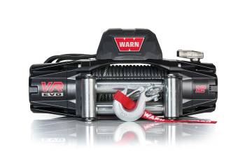Warn - Warn VR EVO 12 Winch - 12000 lb. Capacity - Roller Fairlead - 12 Ft. Remote - 3/8" x 85 Ft. Steel Rope - 12V