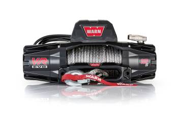 Warn - Warn VR EVO 12 Winch - 12000 lb. Capacity - Roller Fairlead - 12 Ft. Remote - 3/8" x 85 Ft. Synthetic Rope - 12V