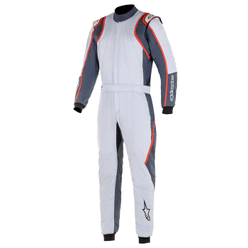Alpinestars - Alpinestars GP Race V2 Suit - Silver/Asphalt/Red - Size 50