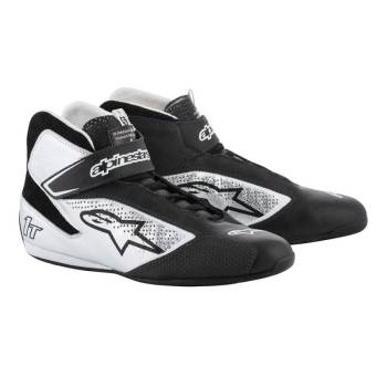 Alpinestars - Alpinestars Tech-1 T Shoe - Black/Silver - Size 10.5