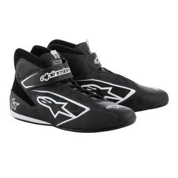 Alpinestars - Alpinestars Tech-1 T Shoe - Black/White - Size 9.5